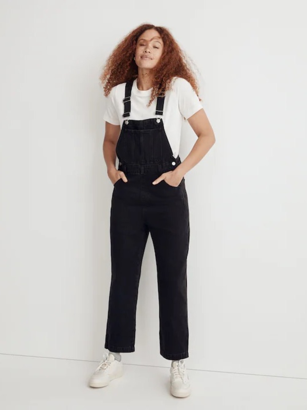 Madewell Black Denim Women's Overalls Jeans